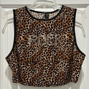 Rock Leopard Print Tank Top